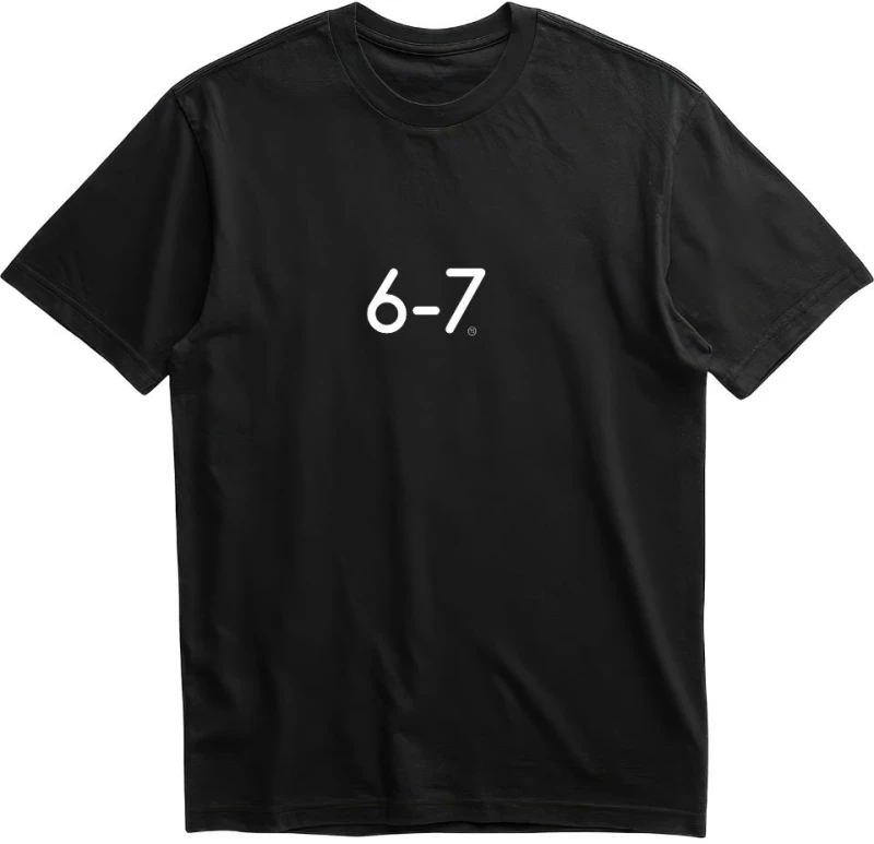 Ανδρική Κοντομάνική Μπλούζα Με Τύπωμα Six Seven 527268-1-Μαύρο