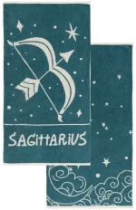 Σετ Πετσέτες Προσώπου 2 Τεμαχίων Kentia Zodiac-Sagitarius 50x90