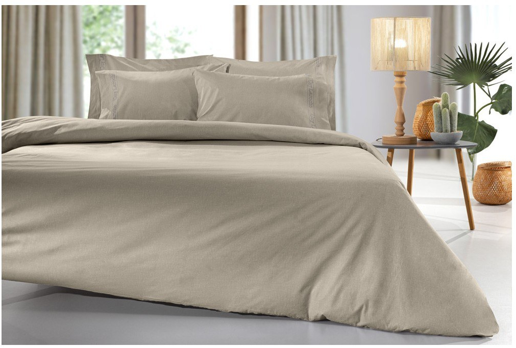 Παπλωματοθήκη Μονή Guy Laroche Color Plus Taupe 165x225