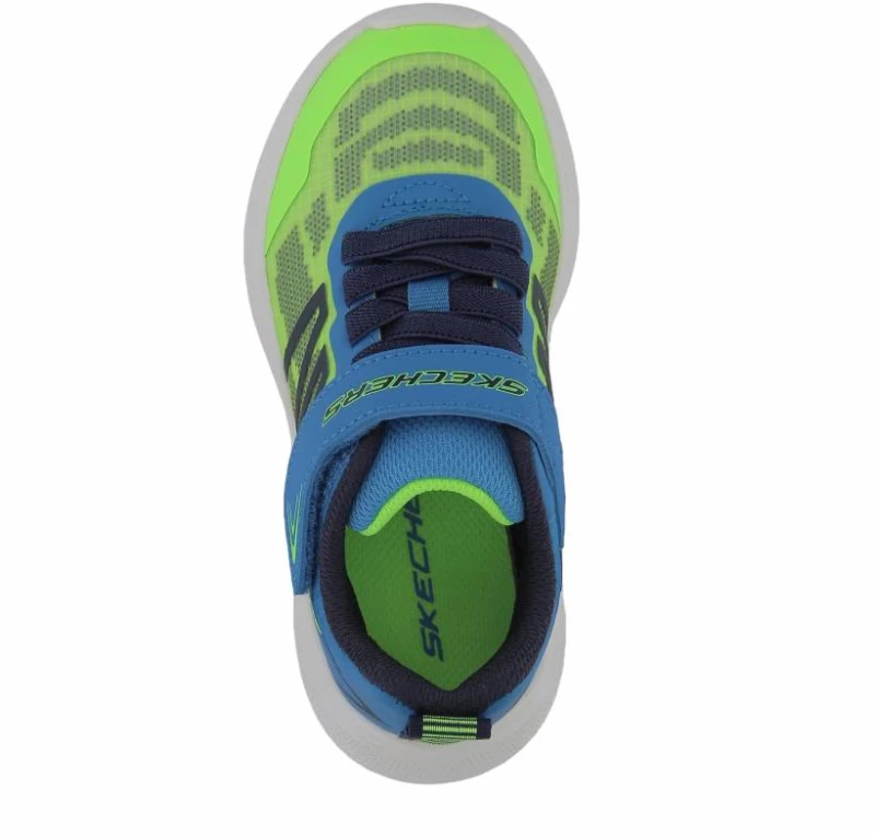 SKECHERS MICROSPEC VELOCITY 404125L/LMBL LIME/BLUE