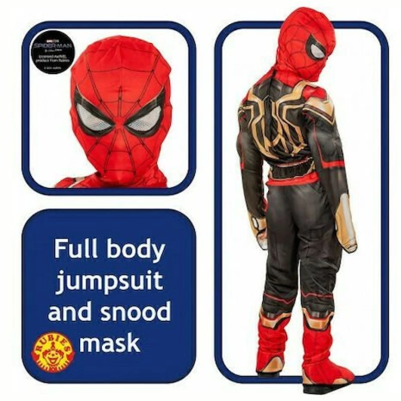 ΑΠΟΚΡΙΑΤΙΚΗ ΣΤΟΛΗ SPIDERMAN V1 DELUXE MEDIUM 7-8 ΕΤΩΝ 7- 702749M
