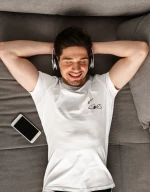 Sleeping Snoopy T-Shirt - WHITE