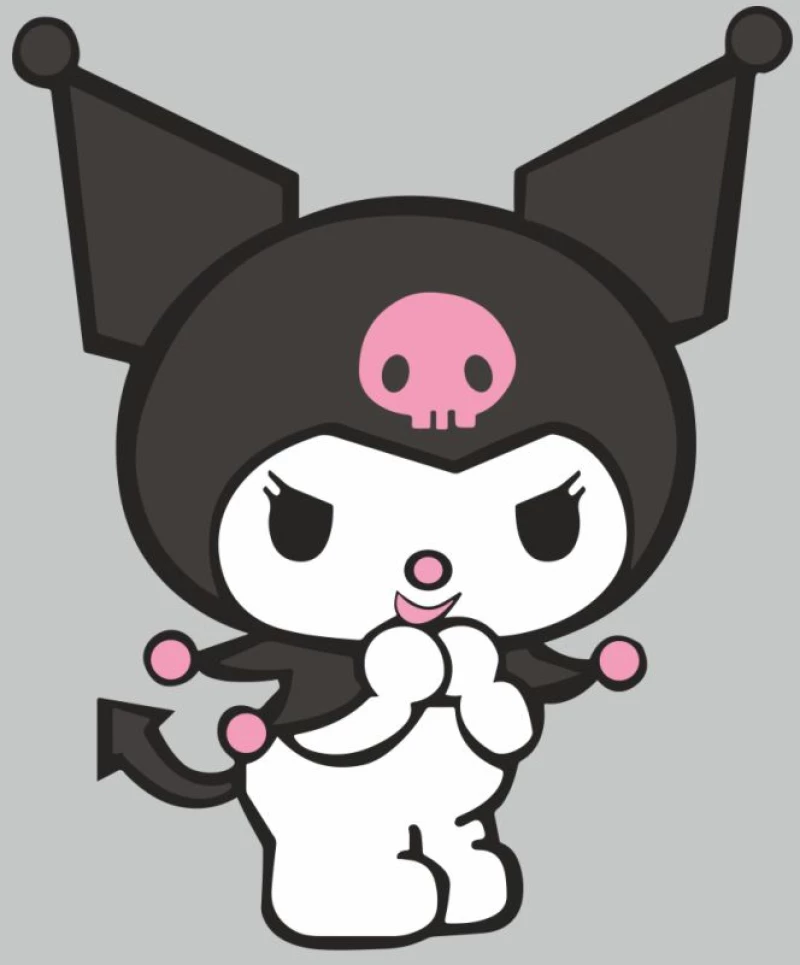 Kuromi Παιδικό T-Shirt - WHITE