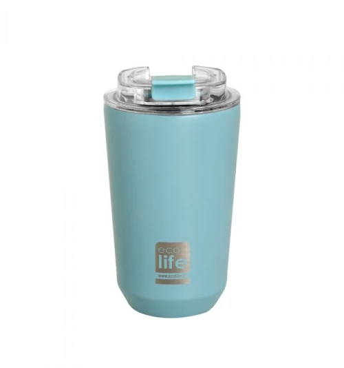 Eco Life Θερμός Ποτήρι Pure Blue 360ml