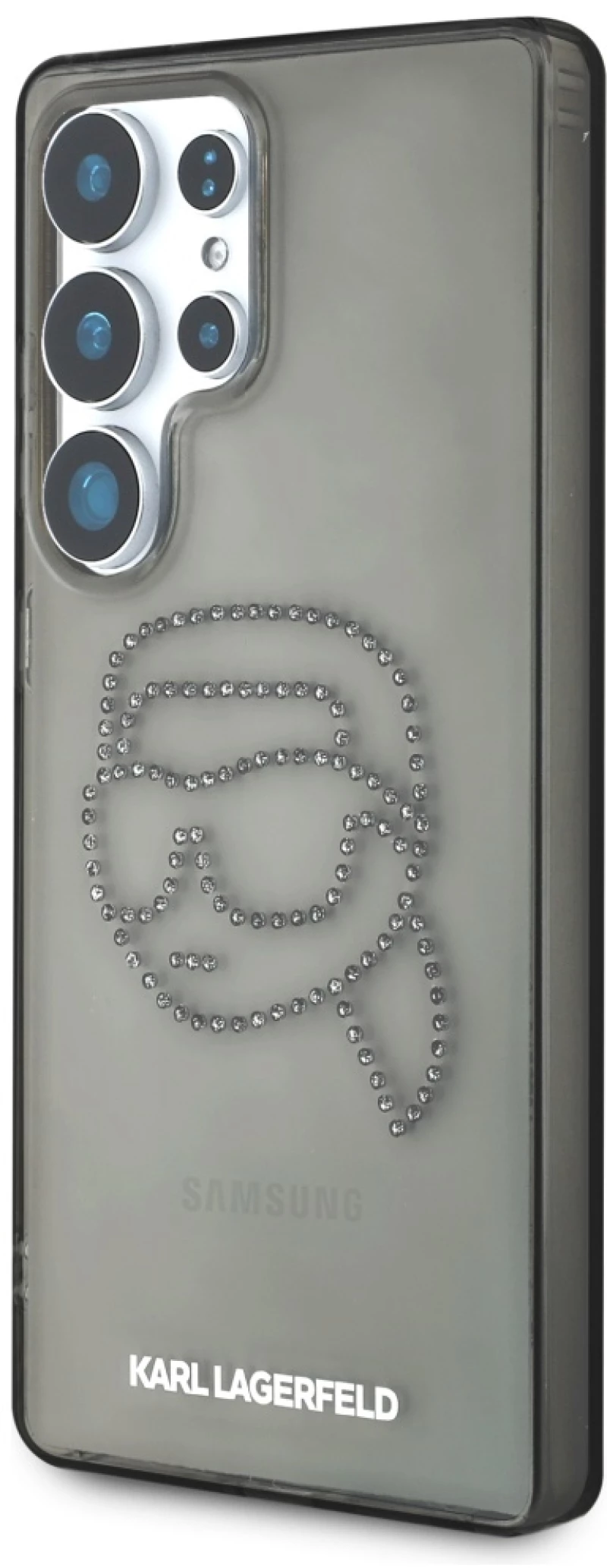 Case Karl Lagerfeld Rhinestones Karl Head Logo Samsung Galaxy S25 Ultra black