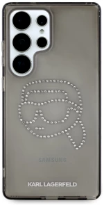 Case Karl Lagerfeld Rhinestones Karl Head Logo Samsung Galaxy S25 Ultra black