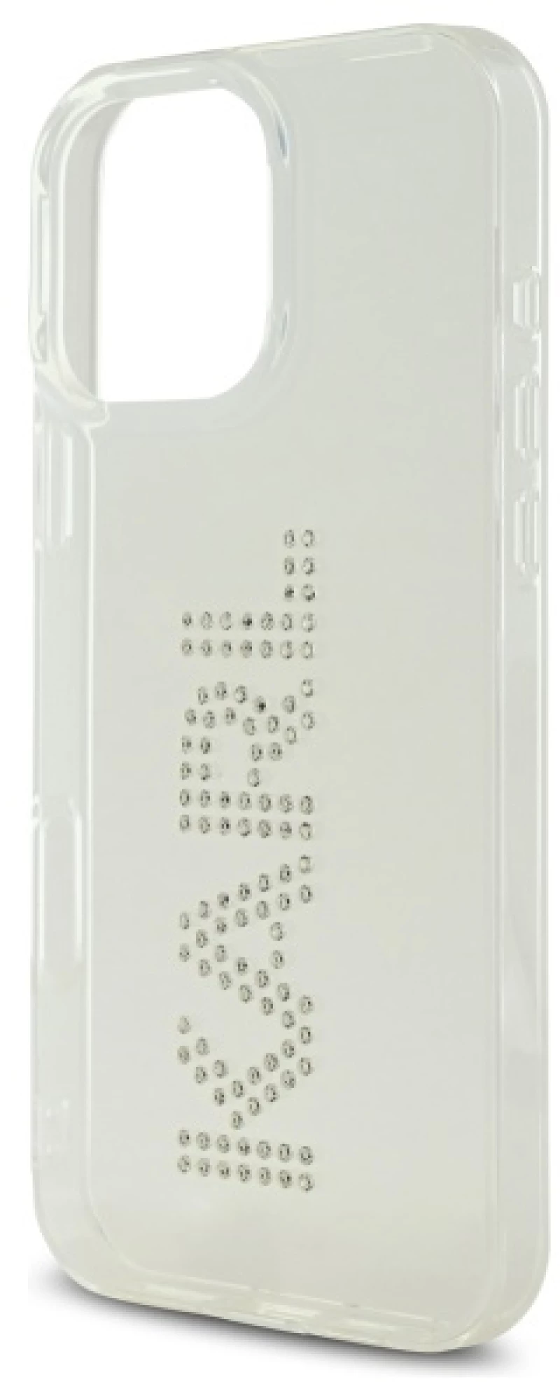 Karl Lagerfeld KLHCP16XHKLSTDCT iPhone 16 Pro Max 6.9" Clear Hard Case IML Rhinestones Logo