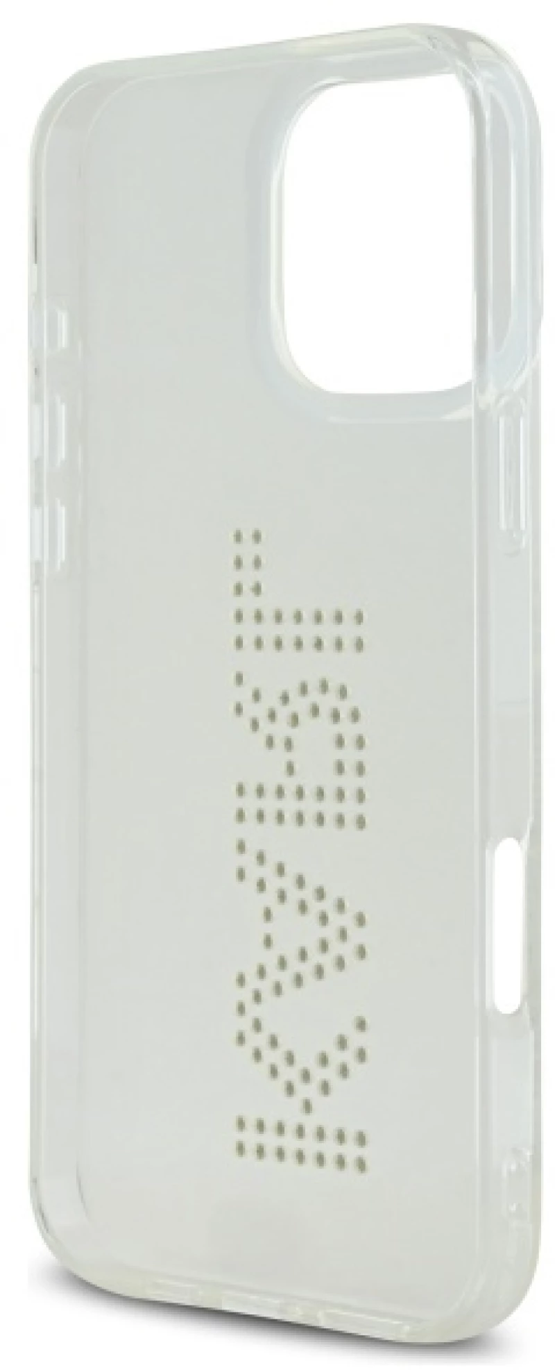 Karl Lagerfeld KLHCP16XHKLSTDCT iPhone 16 Pro Max 6.9" Clear Hard Case IML Rhinestones Logo
