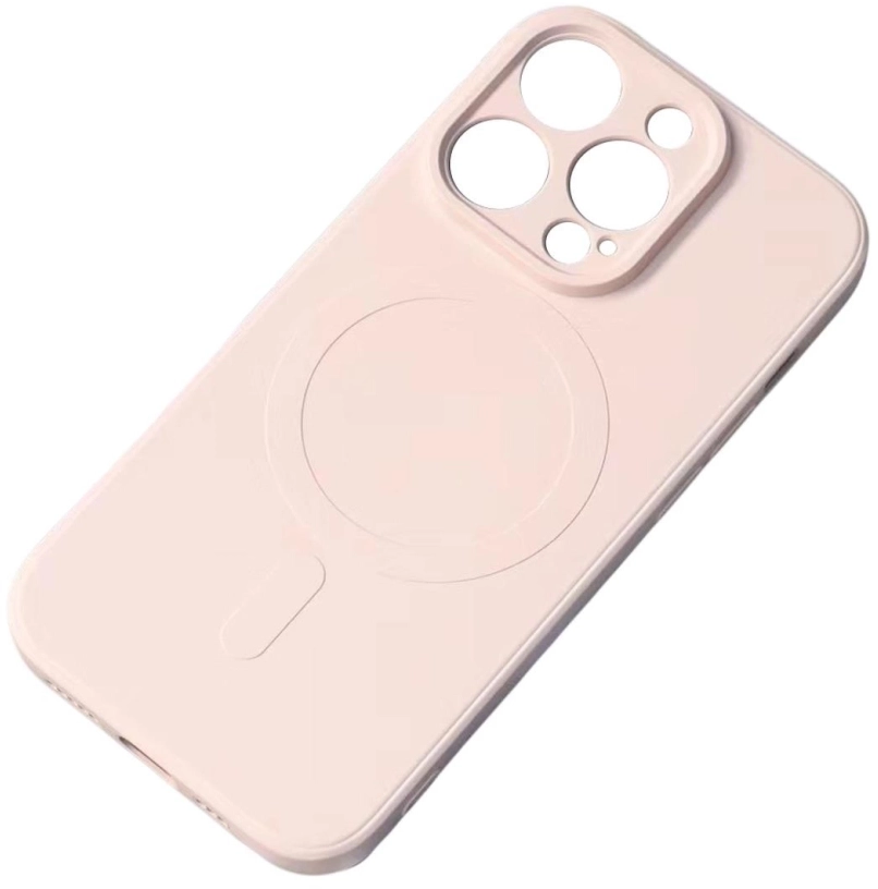 iPhone 16e Silicone Case with MagSafe - Pink