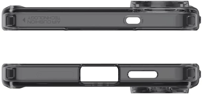 Spigen Ultra Hybrid Mag Case with MagSafe for Samsung Galaxy S25 Edge - Black Translucent