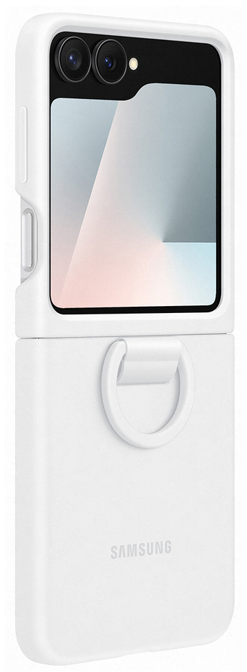 Samsung Silicone Case for Samsung Galaxy Z Flip7 FE - White