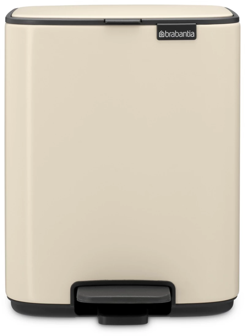 Brabantia 1010077 Κάδος απορριμμάτων Bo Pedal 7L, Soft Beige