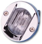 Πλαφονιέρα 80mm Χωνευτή Λευκή Inox