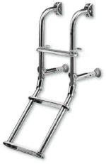 Σκάλα Με 3 Σκαλιά Αναδιπλούμενη Inox 316 26,5x73cm