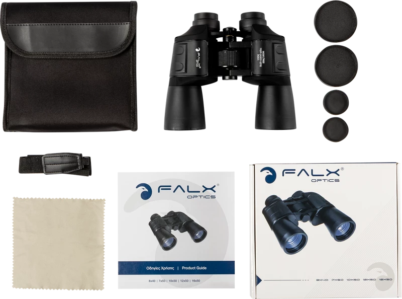 ΚΙΑΛΙΑ FALX Optics 12x50mm , Black