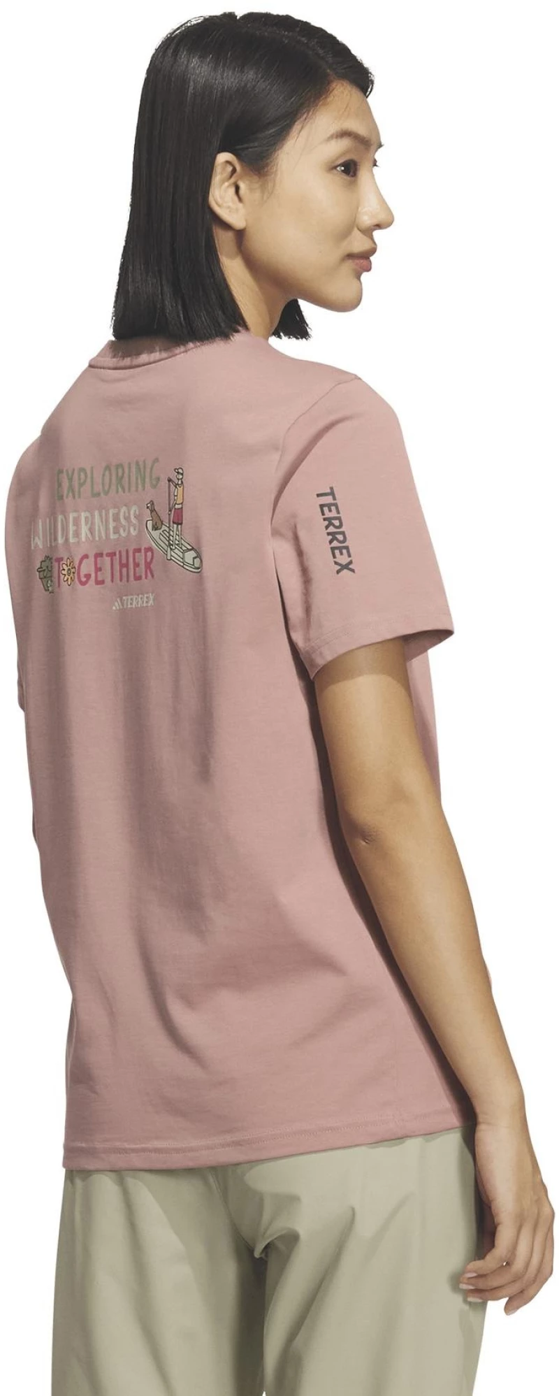 Adidas Terrex Multi Graphic T-Shirt Warm Clay