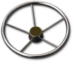Τιμόνι 390mm Ιnox - 390mm