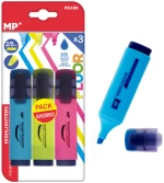MP μαρκαδόρος υπογράμμισης PE488, πάχος μύτης 2-5mm, 3 χρώματα - 8435250993390