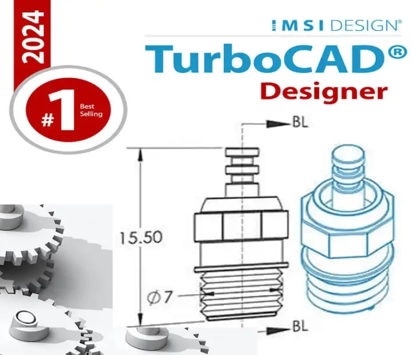 TurboCAD 2024 Designer Lifetime (1 Device/1 Year) License - Ηλεκτρονική άδεια