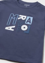 Mayoral Μπλουζα κοντομανικη βασικη μπλε σκουρ 26-00106-014 106 Αγόρι