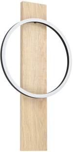 Φωτιστικό Επίτοιχο Eglo 901715 BOYAL Καφέ (Brown)|Μαύρο Ματ (Black Mat) 3000K