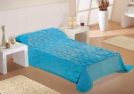 DIMcol ΚΟΥΒΕΡΤΑ ΕΝΗΛ Polyester 160X220 ΑΝΑΓΛΥΦΗ  Turquoise 1430225603600029