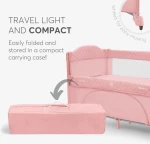 KIKKA BOO ΠΑΡΚΟΚΡΕΒΑΤΟ 2 ΕΠΙΠΕΔΩΝ MILKY WAY PINK 31003010113