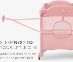 KIKKA BOO ΠΑΡΚΟΚΡΕΒΑΤΟ 2 ΕΠΙΠΕΔΩΝ MILKY WAY PINK 31003010113