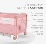 KIKKA BOO ΠΑΡΚΟΚΡΕΒΑΤΟ 2 ΕΠΙΠΕΔΩΝ MILKY WAY PINK 31003010113
