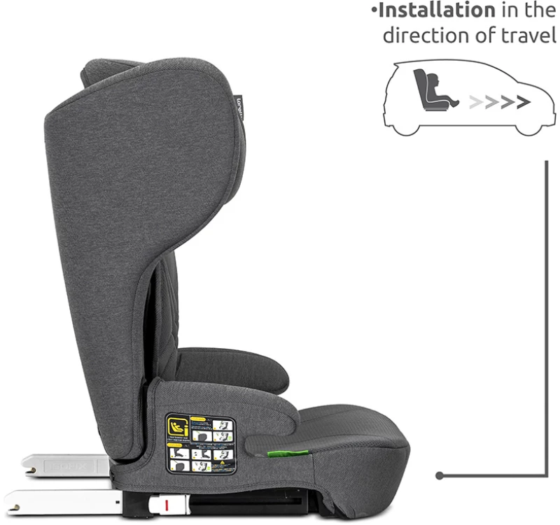 LORELLI ΑΝΑΔΙΠΛΟΥΜΕΝΟ ΚΑΘΙΣΜΑ ΑΥΤΟΚΙΝΗΤΟΥ ISOFIX i-SIZE 100-150CM RIGEL GREEN 10072112602