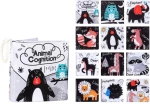 Black & White Bear, Υφασμάτινο Εκπαιδευτικό Βιβλίο Δραστηριοτήτων 0+ Μηνών