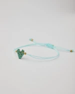 Miyuki Heart Adjustable Macrame Bracelet