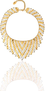 Miyuki Tila Wonder Necklace - White