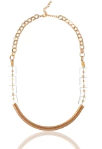 Square Crystal Necklace