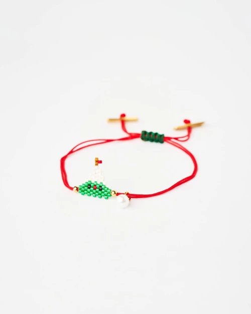 Christmas Tree Miyuki Bracelet
