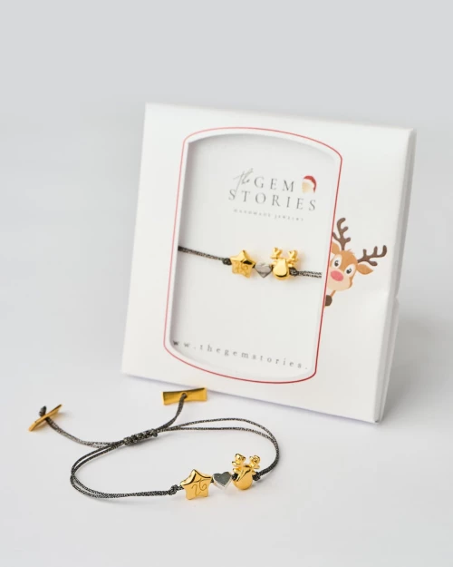 Starry Reindeer Duo - Black