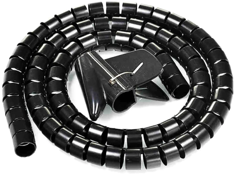 POWERTECH δεματικό καλωδίων TIES-083, πλαστικό, Φ20mm, 2m, μαύρο