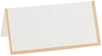 Beauty Home 10 χάρτινες ετικέτες θέσης – Κρεμ 8 x 4 cm