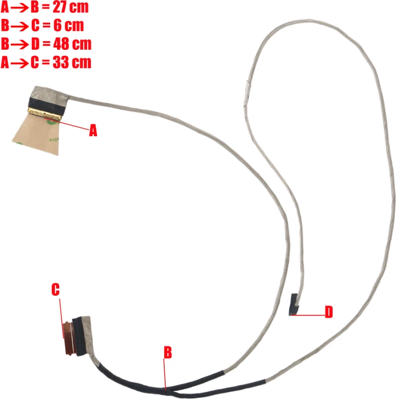 Kαλωδιοταινία Οθόνης - Flex Screen cable HP 17-by 17-CA 17Q-CR 17Q-CS 6017B0975801 Κωδ.1-FLEX1242)