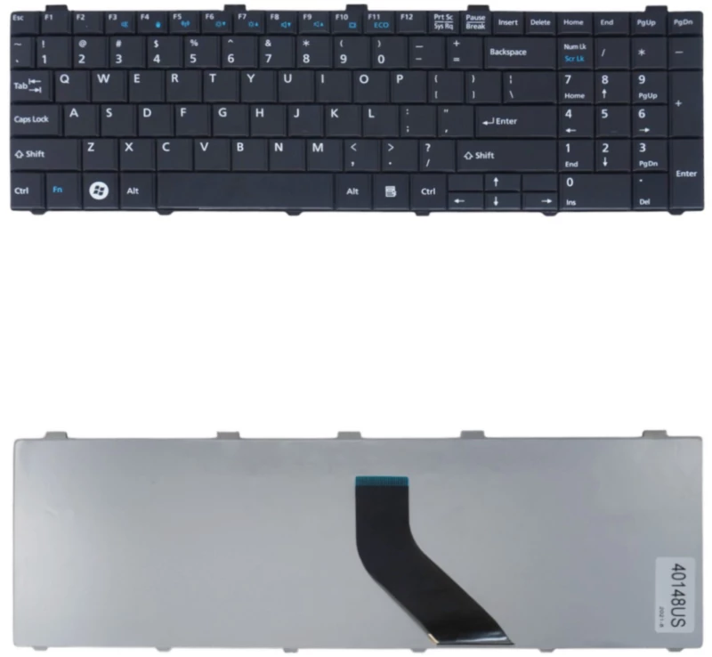 Πληκτρολόγιο Laptop  FUJITSU	LifeBook A512  CP513253-01 US KEYBOARD  (Κωδ.40148US)