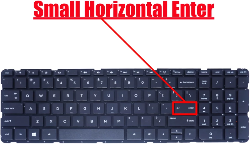 Πληκτρολόγιο Laptop HP Pavilion 17-E 17-E100 17-E150US 17-N US BLACK με οριζόντιο ENTER χωρίς frame ( Κωδ.40281USNOFRAME )