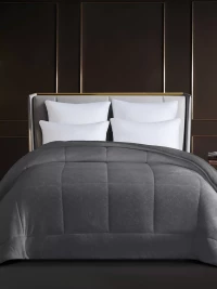 Κουβερτοπάπλωμα Dalia Anthracite Υπέρδιπλο (220x240) - -