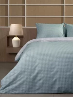 Παπλωματοθήκη Cotton Feelings 2064 Aqua Διπλή (200x250) - -