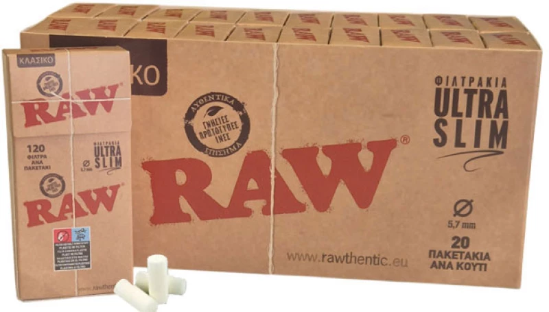 RAW Φιλτράκια 120φ. - Ultra Slim