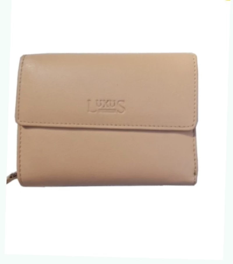 Πορτοφόλι γυναικείο Luxus Δερμάτινο 14x10x3cm camel 8341