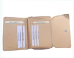 Πορτοφόλι γυναικείο Luxus Δερμάτινο 14x10x3cm camel 8341