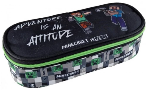Κασετίνα πλακέ Minecraft black 248342