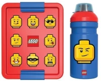 Σετ φαγητοδοχείο και παγούρι Lego Iconic Classic μπλε 40580001