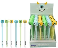 Στυλό Metron Gel Erasable 0.7mm Kids Monster Μπλε