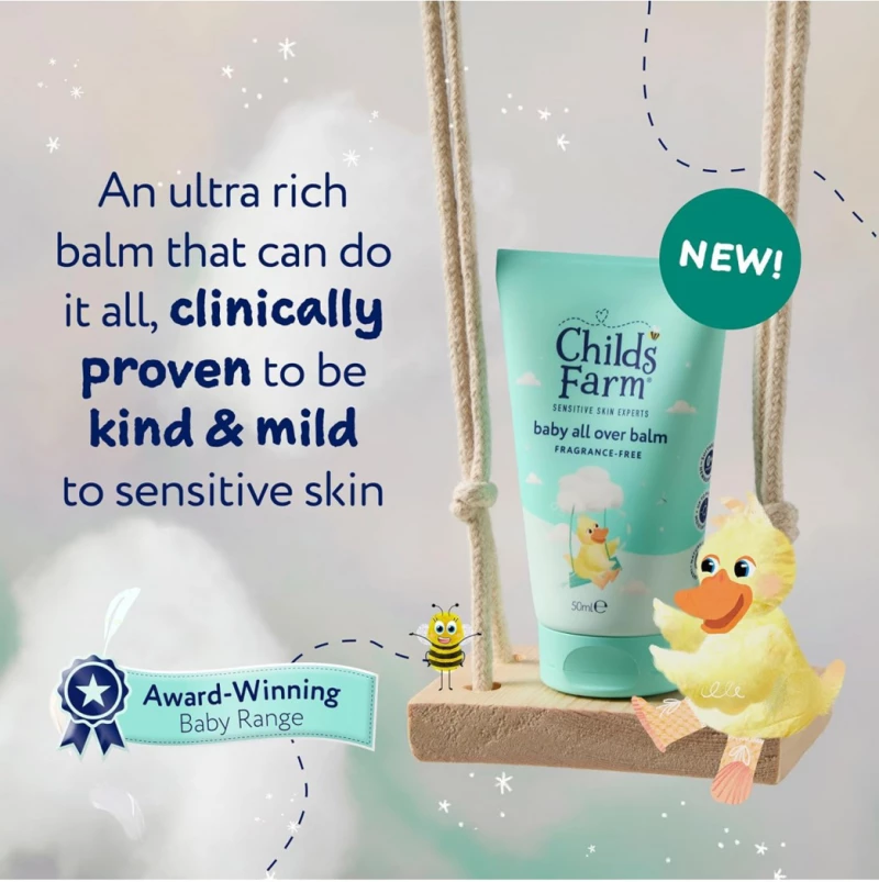Childs Farm All Over Balm Χωρίς Άρωμα για Ευαίσθητο Δέρμα 250ml